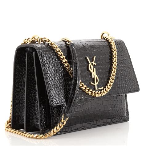 ysl crocodile purse
